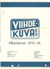 Viihdekuva Oy Ohjelmisto - Kaitafilmiluetteli 1955-56