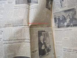 Uusi Aura 6.10.1958 -sanomalehti, &quot;Säiliölaiva TUPAVUORI räjähti ja upposi - Järkyttävä onnettomuus Naantalissa&quot;