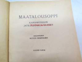 Maatalousoppi - Kansakoulujen jatkoluokkia varten