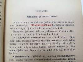 Maatalousoppi - Kansakoulujen jatkoluokkia varten