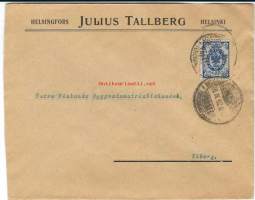 Julius Tallberg Helsinki 21.4.1903  -  firmakuori