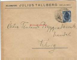 Julius Tallberg Helsinki 1908  -  firmakuori