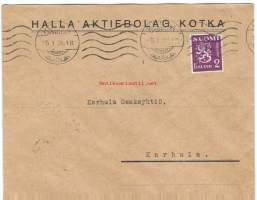 Halla Ab, Kotka 1934  -  firmakuori