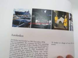 Aro-Yhtymä -company presentation book 1980 (car-import, Katepal), runsas kuvitus autoista