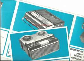 Hitachi - radiot , nauhurit,teipit, nauhat- myyntiesite 1968