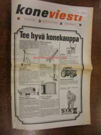 Koneviesti 1975 / 8 sis mm.Teräsrakenteita ,tee se itse VII.MF;n harppaus maanrakennuskonealelle.Moottorin laakerienkorjaukset VI.Marttiinin