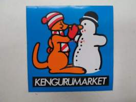 Kengurumarket -tarra