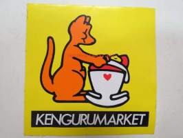 Kengurumarket -tarra