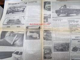 Moottoriviesti 1967 nr 9, sis. mm. seur. artikkelit / kuvat / mainokset; Kestotestit Vlvo 144 S - Wartburg 1000, Taunus 15 M, Tehdasesittely VEB Automobilwerk