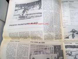 Moottoriviesti 1967 nr 9, sis. mm. seur. artikkelit / kuvat / mainokset; Kestotestit Vlvo 144 S - Wartburg 1000, Taunus 15 M, Tehdasesittely VEB Automobilwerk