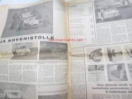 Moottoriviesti 1967 nr 9, sis. mm. seur. artikkelit / kuvat / mainokset; Kestotestit Vlvo 144 S - Wartburg 1000, Taunus 15 M, Tehdasesittely VEB Automobilwerk