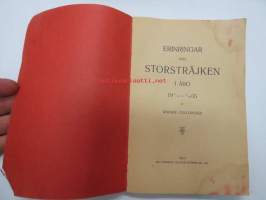 Erinringar från Storsträjken i Åbo 31.10-6.11.1905-Suurlakko Turussa 1905