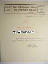 Suomen Metsänhoitoyhdistyksen Julkaisuja Helsingfors/Helsinki 7.4.1919 -asiakirja