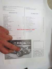 APAL Buggy - auton rakennussarja -myyntiesite