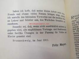 Die Lösung des physiologischen Problems der Technik der Streicheninstrumente (Carl Bast 1920) + Wie müssen die Kreutzer-Etüden geübt werden? (Fritz Meyer 1911)