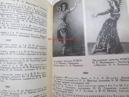 Malij opernij teatr (Maly Opera Theatre) Leningrad -teatteria ja sen historiaa käsittelevä teos
