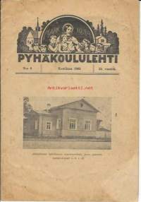 Pyhäkoululehti 1943 nr 6  Äänislinnan seurakuntatalo
