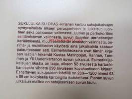 Sukujulkaisuopas - Kustaa Matinpojan, Rannan, Tammen, ja Yli-Uudenkartanon sukujulkaisujen tiimoilta kertyneitä kokemuksia ja mietteitä opaskirjasen muotoon