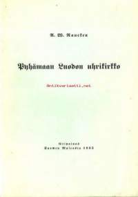 Pyhämaan Luodon uhrikirkko / A. W. Rancken.