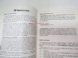 Suomen yksityinen pikalinjaliikenne 1.6.1968- Finlands privata snabbustrafik -linja-auto aikataulukirja