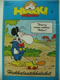 Hakki Hamsteri 1993 nr 5  -  Hakki Hamsteri (alkuperäiseltä nimeltään Mike, der Taschengeldexperte) on saksalaislähtöinen sarjakuvalehti. Suomessa