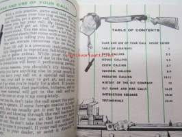 P.S. Olt Co. Hunting manual - riistapillit -esite