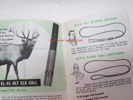 P.S. Olt Co. Hunting manual - riistapillit -esite