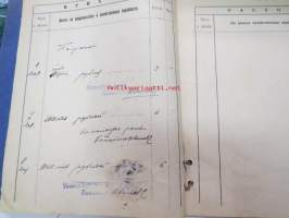 Kniska artelzika 14ij roti 200. Kronslotskavo polka sa Mai mesjatc 1913 goda - venäläisen rykmentin kanttiinikirjanpito, sinettileima