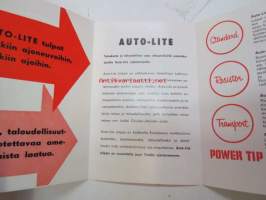 Ajakaa tekin amerikkalaisittain... Auto-Lite sytytystulppa -esite