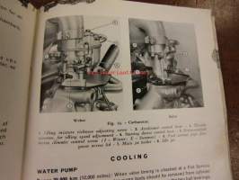Fiat Elevenhundred type &quot;103 E &quot; - Instruction Book