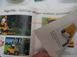 Stiga ruohonleikkurit, ajoleikkurit, biosilppurit, kompostorit, trimmerit, raivaussahat, sammalenrepijät, lumilingot -myyntiesite