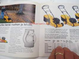 Stiga ruohonleikkurit, ajoleikkurit, biosilppurit, kompostorit, trimmerit, raivaussahat, sammalenrepijät, lumilingot -myyntiesite
