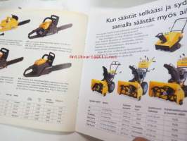 Stiga ruohonleikkurit, ajoleikkurit, biosilppurit, kompostorit, trimmerit, raivaussahat, sammalenrepijät, lumilingot -myyntiesite