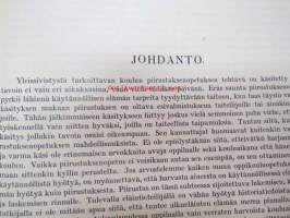 Viiva, muoto ja väri -piirustuksen ja kuvaamataidon opettamisen oppikirja havainnollisine kuvineen ja tuntisuunnitelmineen, aineistossa myös huomattavissa