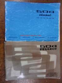 Peugeot 504 / Diesel  -käyttöohjekirja