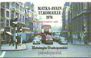 Matka-avain ulkomaille 1974