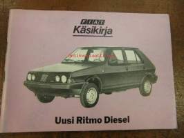 Fiat Ritmo Diesel (uusi) - käsikirja