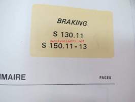 Renault Braking S 130.11 S 150.11-13 -koulutuskirja / huolto-ohjekirja