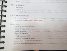 Saviem MR 200 T 23 Équipementnt Électrique Type TP 3L 39 - T 24 Cheminement des faisceaux, U 23 Cabine 822, U 24 Fourgon SB 2, V 22 Carcasse plateau, Carcasse