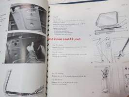 Saviem MR 200 T 23 Équipementnt Électrique Type TP 3L 39 - T 24 Cheminement des faisceaux, U 23 Cabine 822, U 24 Fourgon SB 2, V 22 Carcasse plateau, Carcasse