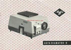 Agfa Diamator - H  - projektorin käyttöohje