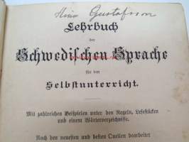 Lehrdbuch der Schwedischen Sprache für den Selbstunterricht.