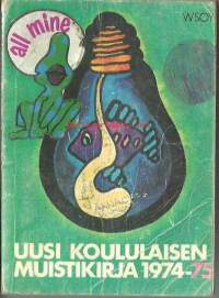 Uusi koululaisen muistikirja 1974-75  - kalenteri