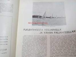 Purje ja Moottori 1961 nr 2 helmikuu, sis. mm. seur. artikkelit / kuvat / mainokset; Lahden (Lahti) numero, Purjeita Päijänteellä vuosisadan vaihteessa,