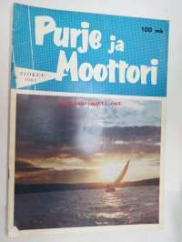 Purje ja Moottori 1962 nr 8 elokuu, sis. mm. seur. artikkelit / kuvat (/ mainokset; Scott, Hangon Regatta, Cohoe 60, Purjehdusta ei voi harrastaa järvillä... -