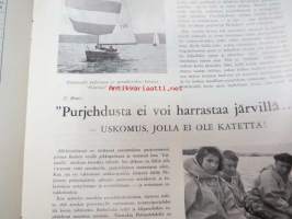 Purje ja Moottori 1962 nr 8 elokuu, sis. mm. seur. artikkelit / kuvat (/ mainokset; Scott, Hangon Regatta, Cohoe 60, Purjehdusta ei voi harrastaa järvillä... -