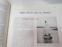 Purje ja Moottori 1962 nr 9 lokakuu, sis. mm. seur. artikkelit / kuvat / mainokset; Joukkuepurjehdus, Mikä Sinisiivessä on vikana?Perämoottorin säädöt,
