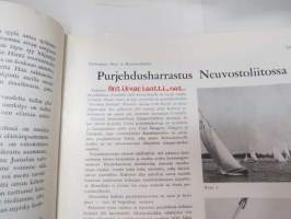 Purje ja Moottori 1961 nr 12 joulukuu, sis. mm. seur. artikkelit / kuvat / mainokset; Mitä opimme kilpapurjehduksissa, Suomen vesihiihdosta, Landströmin laivat,