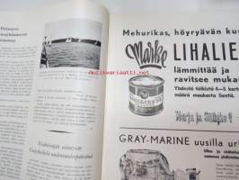 Purje ja Moottori 1961 nr 12 joulukuu, sis. mm. seur. artikkelit / kuvat / mainokset; Mitä opimme kilpapurjehduksissa, Suomen vesihiihdosta, Landströmin laivat,