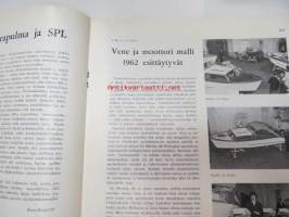 Purje ja Moottori 1961 nr 12 joulukuu, sis. mm. seur. artikkelit / kuvat / mainokset; Mitä opimme kilpapurjehduksissa, Suomen vesihiihdosta, Landströmin laivat,